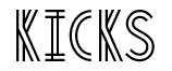 Kicks logo black